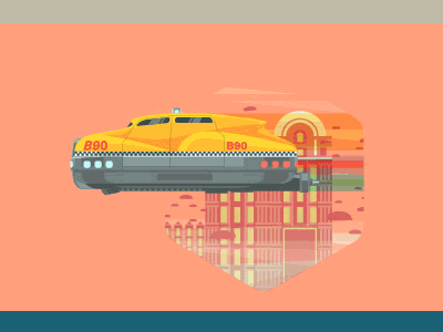 Vehicles from Movies 5th element back to the future batman car i robot illustration knight rider mad max movie tron vehicle