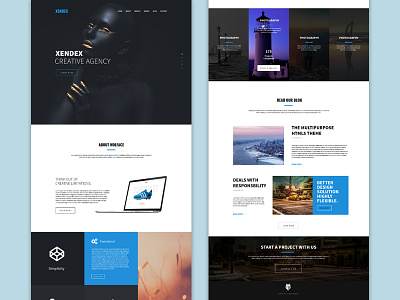 Homepage Design agency business corporate portfolio studio web web design website website design