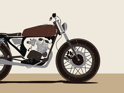 Heiwa bike brat brown vector