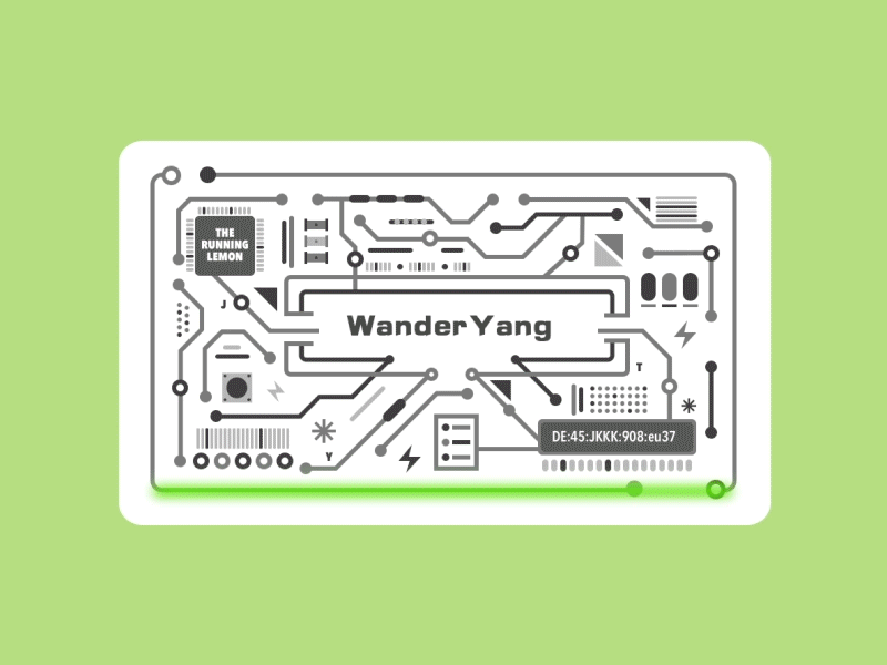 circuit board animation tech，scan，animation