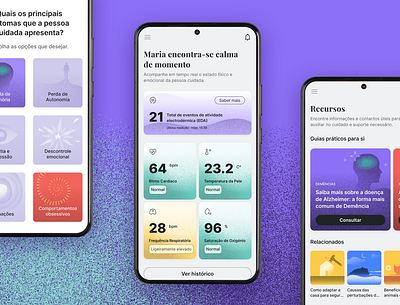 Ami – Empowering Informal Caregivers Through Emotional Design app branding caregiversupport dementia design digitalhealth emotionaldesign illustration ui ux