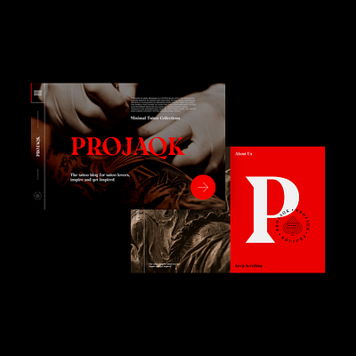 PROJAQK # Web Experiment branding design digital design graphic design logo web web design