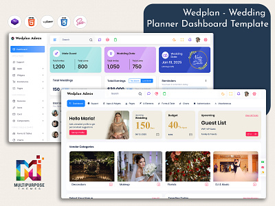 Wedding Dashboard admin panel analytics analytics dashboard dark theme dashboard app management management dashboard planner dashboard planning dashboard productive dashboard project management tash management team team management team manager team statistics teamwork to do dashboard wedding dashboard