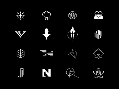 2016 Logo Collection branding concept construction design graphic grid identity logo mark sign type typography