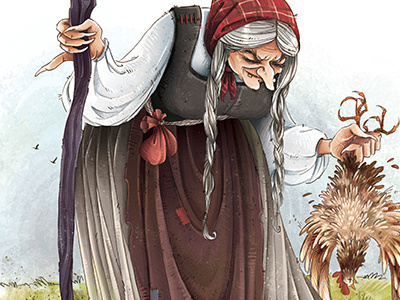 Old Witch book character design drawing illustration photoshop witch