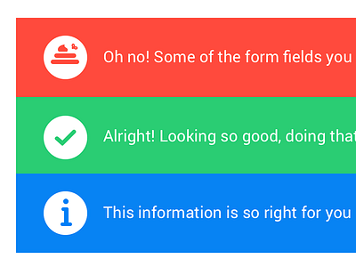 Because errors deserve better. alert error icons shit your mom