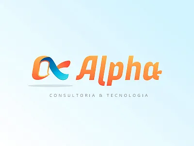 Logo Alpha Consultoria alpha consultoria curitiba design everson logo marca mayer