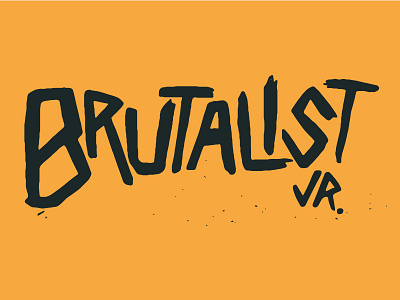 Pedals are fun brutalist jr kurt ballou lettering matt thompson type