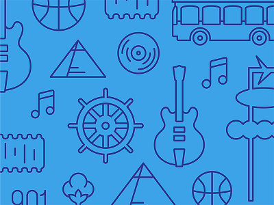 Memphis Pattern icons memphis pattern