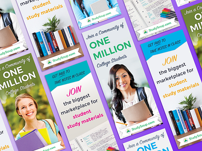 Studysoup Pinterest Ads ads college design graphic pinterest students studysoup