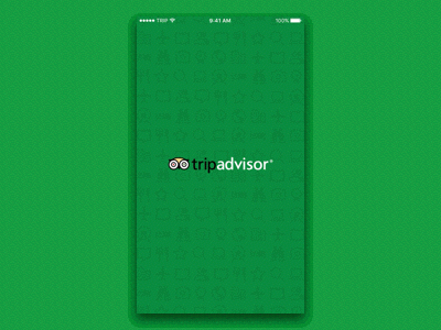 TripAdvisor Onboarding green icons iphone location onboarding permissions principle tripadvisor