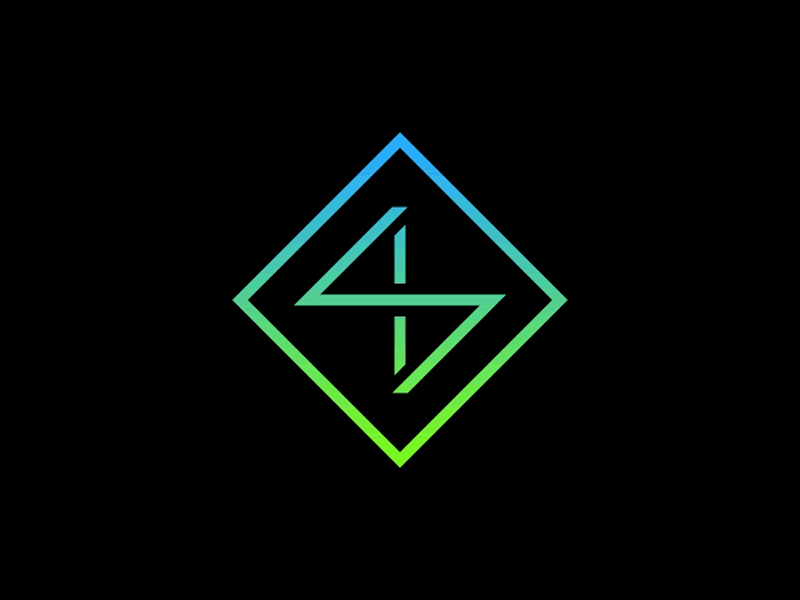 IVANS. Symbol Intro animated intro branding diagonals futuristic geometric infinity logo motion graphics symbol time visual identity