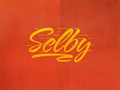 Selby Speed Shop Script automotive fast hot rod lettering motion pulp retro script shop sign painter speed vintage