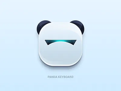 Panda Keyboard ai future graphics icon keyboard logo see smart technology visual