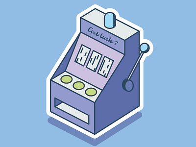 Got luck ? cash machine casino colors gambling luck