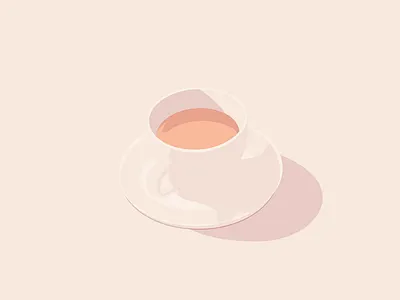 Mira el cielo, no el reloj breakfast cafe coffee cup illustration morning