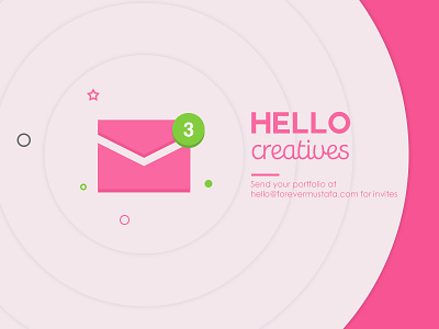 3x Dribbble Invites creativity dribbble invites freebies giveaway illustration invitation