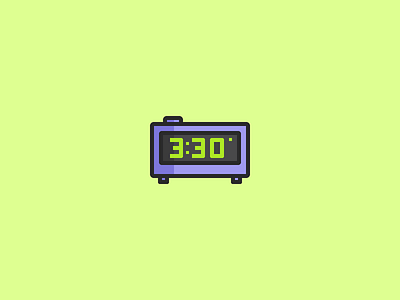 December 27: Early Alarm 365cons alarm daily icon diary early icon sleep snooze wake up