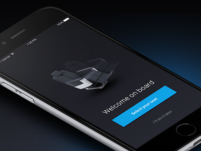 Aviation App Concept airline airplane app aviation black dark plane seat ui