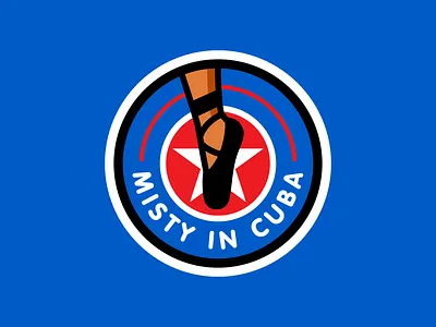 Misty In Cuba badge ballet logo misty copeland the undefeated vector