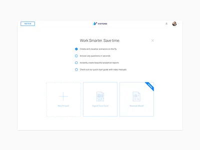 Onboarding Experience (Web app) admin analytics clean data interface minimal onboarding product software ui ux web app