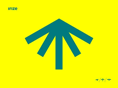 iRize Manipal Education abstract branding design icon identity logo symbol