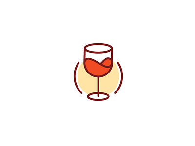 Simple option for a Wine/Travel Brand design glass heart logo logo design symbol travel wine