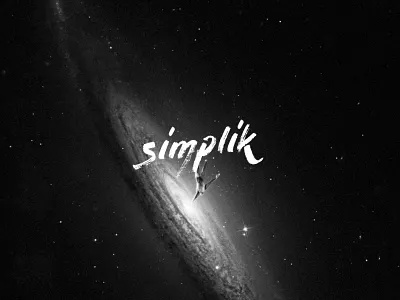 Simplik Logo Redesign black logo redesign simplik universe white