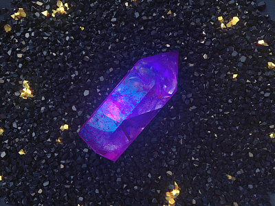Daily Render: Angel Aura Crystal 3d abstract cinema 4d crystal daily daily renders everyday art everydays motion motion design octane prism