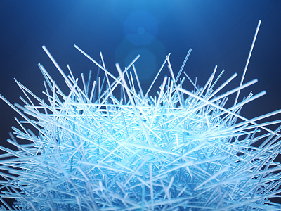 Daily Render: Icicles 3d abstract cinema 4d crystal daily daily renders everyday art everydays motion motion design octane prism