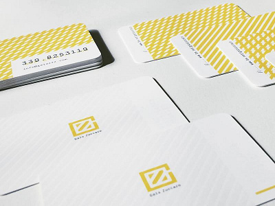 Business Card brand identity business card graphic logo me visual yellow