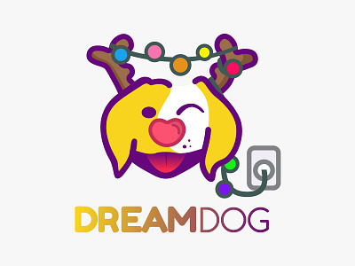 Happy Holidays app christmas colorful dog holidays lights