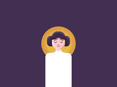 Princess Leia, where are you tonight? carrie fisher disney illustration portrait princess princess leia star wars