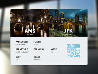 Daily UI 024 - Boarding pass 024 boarding dailyui ticket ui ux