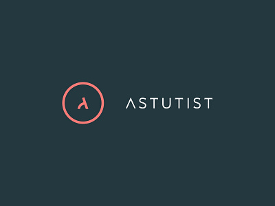 Astutist Branding astutist brand branding coral design logo logo design logos logotype