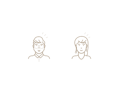 Characters icon icons illustration men person persons portrait ui ux woman