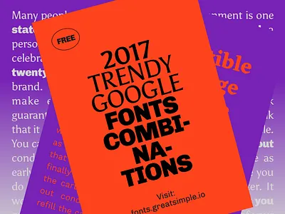 Google Fonts Combinations google fonts pairings pairs typography