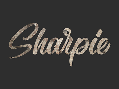 Sharpie branding calligraphy customtype design hand lettering handwriting logo script type typo typography vector