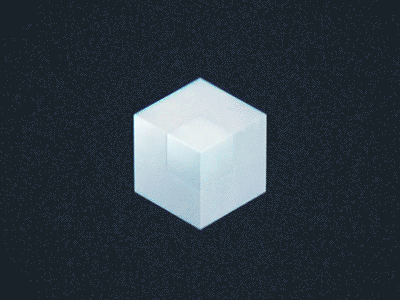 Loop Experiment 3d cube gif loop