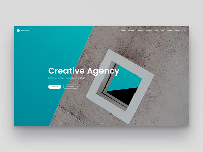 Elementy - Multipurpose One & Multi Page Template agency blog business ecommerce minimal multipurpose onepage portfolio shop themeforest ui ux