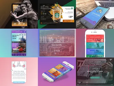 Best Shots of 2016 2016 best nine app gradient user interface