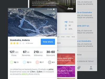 Snowcheck – Ski resort view comments foursquare grid ios iphone login profile register snow snowcheck snowforecast tripadvisor