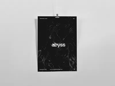 Abstract Poster Series #13 abstract digital art graphic design moon poster space typography