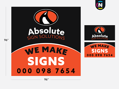 Absolute Sign Solutions Highway Sign absolute advertising art design highway logos signs