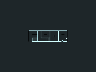 Clever Logo Floor wordmark / verbicon 2017 clever cool flat floor icon logos monogram simple space typo verbicons