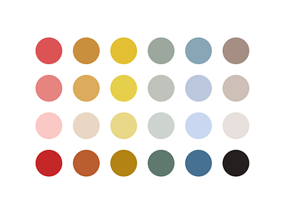 90s Pop Magazine Palette color design digital dots palette print tupperware vintage
