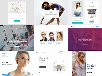 Masline 2016 business campaign monitor creative email email template modern responsive stampready ui ux web website