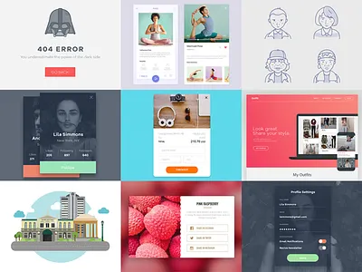 Best Nine 2016 2016 app best9 dribbble newyear nine shots ui uxdesign web