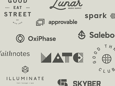 2016 Logos icon logo review typography