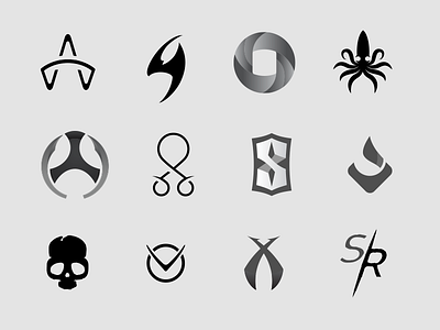 Loose Brandmark Concepts Collection, 2016 branding brandmarks icon illustration logo logo mark vector